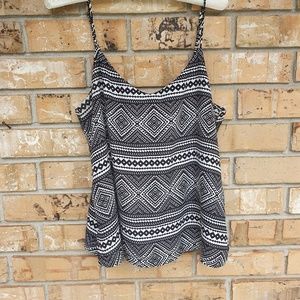 Mumu black sleeveless shirt